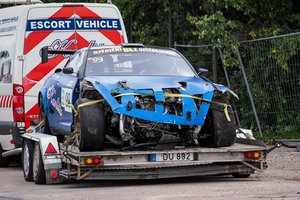 „Riga Summer Race 2018“ lenktynių festivalį sudrumstė didžiulė avarija