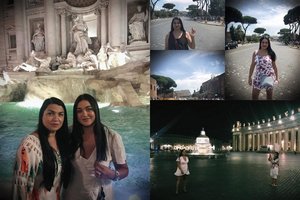 Monika Falcon su mama Giulija dalijasi kelionės įspūdžiais: „Mums čia labai patinka“