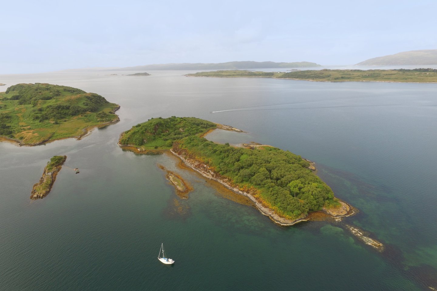  Škotijoje parduodama negyvenama sala.<br> Scanpix nuotr.