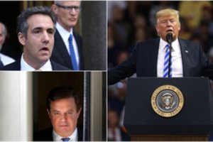 Donaldo Trumpo padėjėjai išgirdo nuosprendžius, tačiau sausas neišlipo ir prezidentas