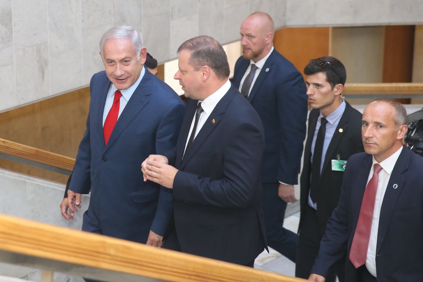 Izraelio Premjerą B. Netanyahu Lietuvoje Pasitiko Protestai Dėl Palestinos