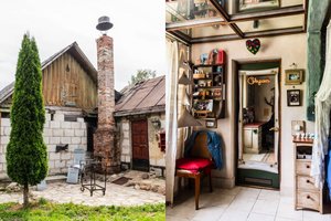 Netoli Vilniaus – neeilinis rankų darbo 80 kv. metrų ploto namas