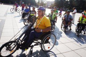 Tradiciniame „Baltijos kelio“ bėgime pirmą kartą dalyvauja ir neįgalieji