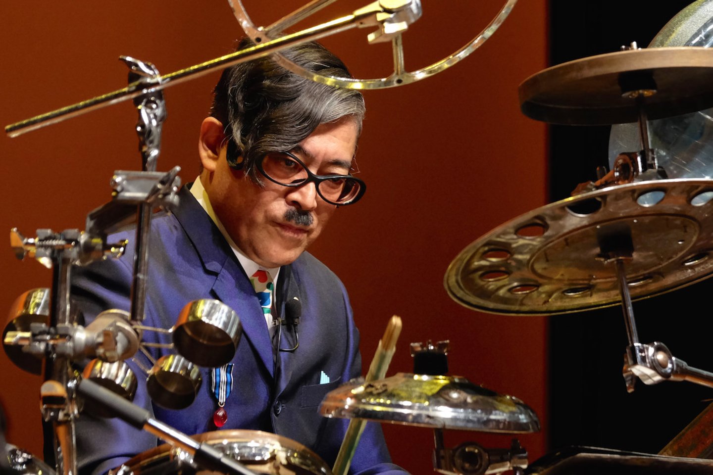  „Rastų daiktų perkusininkas“ T.Yamaguchi.  <br> Nuotr. iš rengėjų archyvo