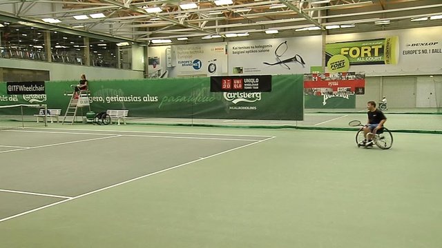 Lietuvoje vyksta tarptautinis neįgaliųjų teniso turnyras „Vilnius Open 2018“