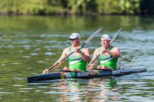 Baidarininkai R. Nekriošius ir A. Olijnikas pasaulio čempionate liko devinti