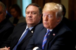 Atšauktas JAV valstybės sekretoriaus M. Pompeo vizitas Šiaurės Korėjoje