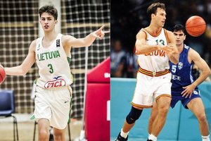 Šarūno Marčiulionio sūnui Augustui – pastabos ir užuomina apie NBA