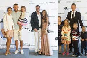 Renginyje Užutrakyje - D. Bunkus su V. Siegel ir gausi R. Kaukėno šeimyna