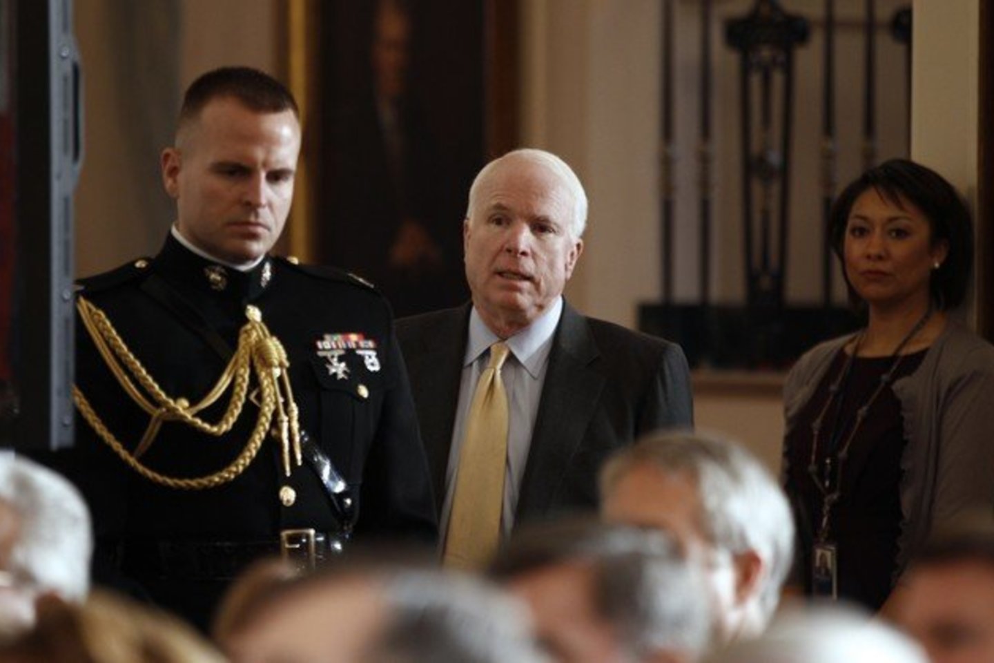 Senatorius J.McCainas buvo Vietnamo karo veteranas.<br>Reuters/Scanpix nuotr.