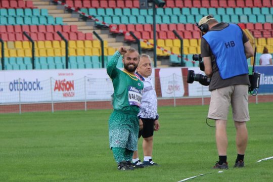 Ant prizininkų pakylos Berlyne lipo net aštuonis kartus