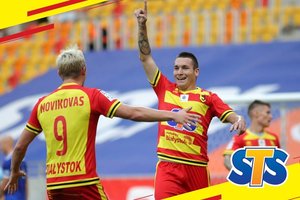 Arvydas Novikovas asistavo, Justas Lasickas debiutavo, bet „Jagiellonia“ krito