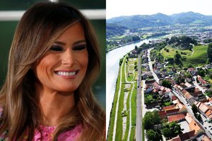 Melania Trump čia nesilanko, bet vietiniai rado būdą, kaip pasinaudoti jos vardu