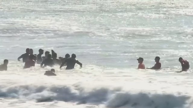 Pliaže – neeilinė gelbėjimo operacija: padėjo ir neabejingi poilsiautojai