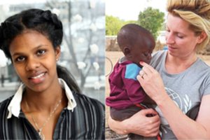 Gelbėtojų nuo bado Afrikoje kelionės bado akis