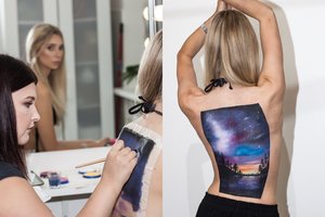 Vizažistės darbo rezultatą išvydusi manekenė Radvilė Labutytė buvo šokiruota