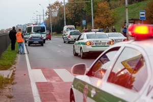 Vilniuje atidarytas naujas pėsčiųjų viadukas: keisis eismas T.Narbuto gatvėje