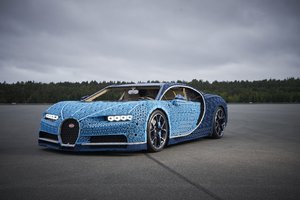 Sunku patikėti: iš 1 mln. „Lego“ detalių sukonstravo važiuojantį „Bugatti Chiron“