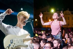 Vilniaus Katedros aikštę drebino alternatyvaus roko mišios: lietuviai nustelbė britus