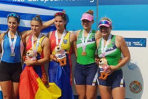 Puikus jaunųju irkluotojų pasirodymas: Europos čempionate – sidabras ir bronza