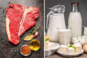 Mokslininkai išteisino raudoną mėsą ir pieną: tai būtina sveikos mitybos dalis