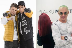 Grupės „120“ narys Dovydas ryžosi ekstremaliems išvaizdos pokyčiams