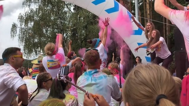 Pasidalijo spalvinga akimirka iš renginio Vilniuje