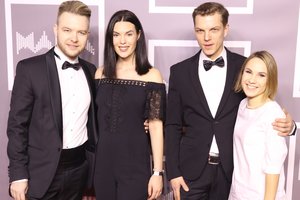 Arvydas Martinėnas-Vudis su sužadėtine sulaukė pirmagimio