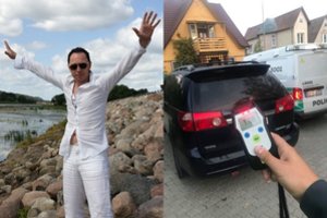Palangoje girtas prie vairo įkliuvo dainininkas Mino