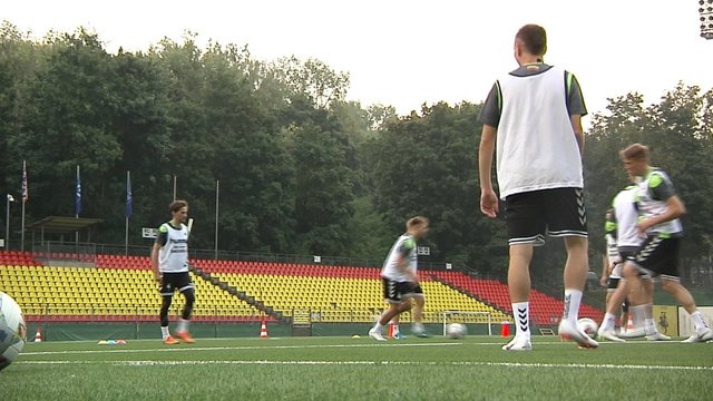 Lietuvos futbolo rinktinė antrą dieną pluša LFF stadione