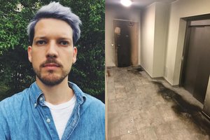 Romo Zabarausko laiptinėje – dar vienas padegimas: sureagavo Vilniaus meras