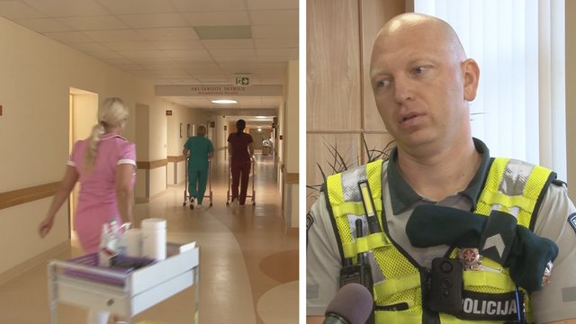 Šiaulių policija papasakojo, kaip vyko į ligoninę dėl moters, kuri atsisakė gimdyti