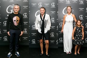 Kvepalų pristatyme – Žilvinas Grigaitis ir retai matoma Edita Užaitė su dukra