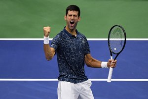 N. Džokovičius ir J. M. Del Potro kovos dėl „US Open“ titulo