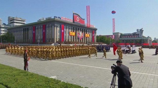 Paminėti 70-ųjų Šiaurės Korėjos metinių atvyko tik vienas užsienio vadovas