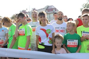 V. Montvydienė su dukra dalyvavo bėgime: „Maratonams visada esame pasiruošusios“