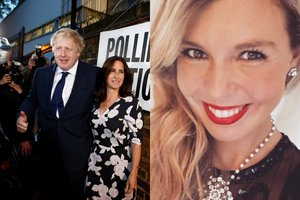 Besiskiriantis Borisas Johnsonas – į dukras tinkančios atstovės spaudai draugijoje