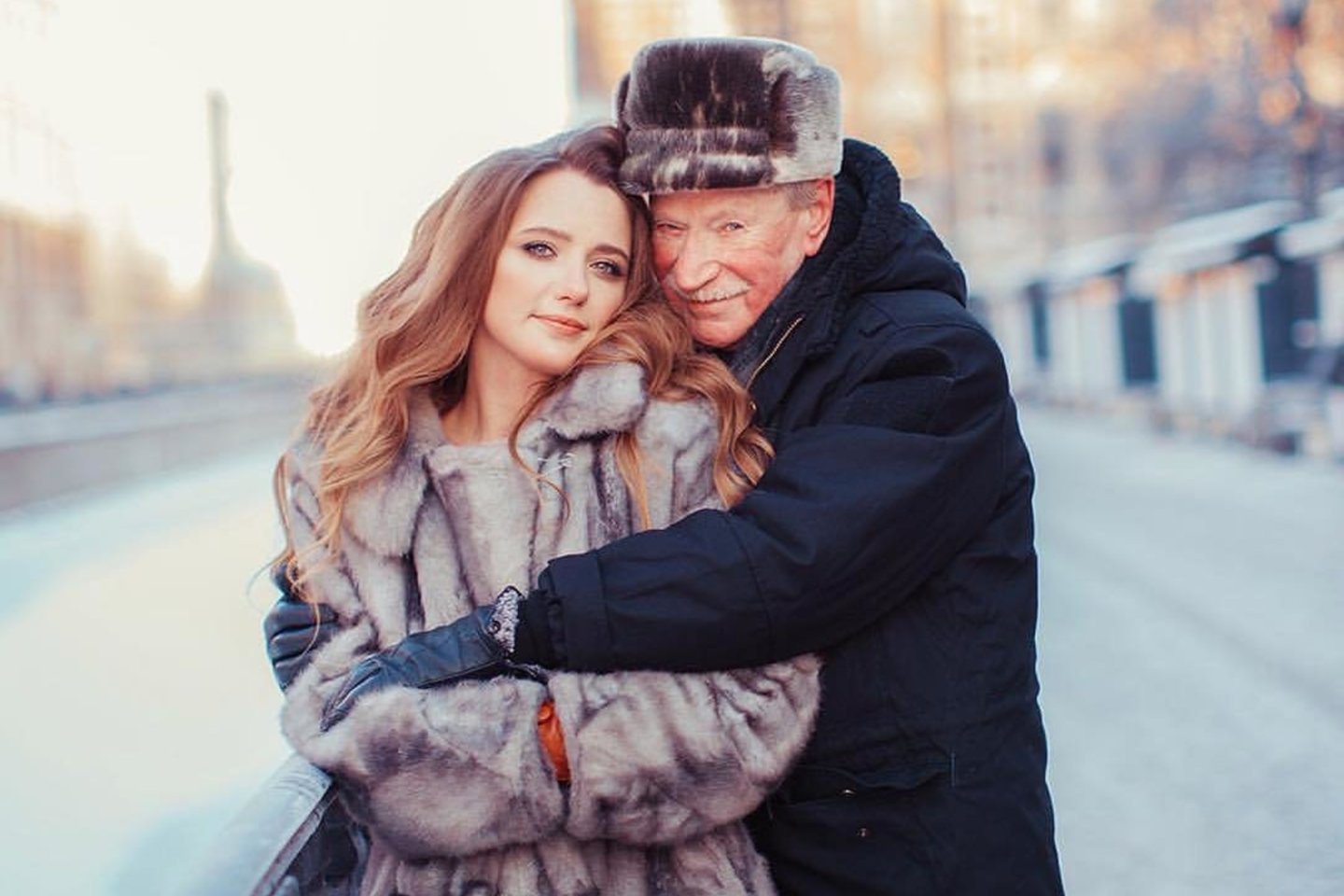  Ivanas Krasko su žmona Natalija.<br> Instagramo nuotr.