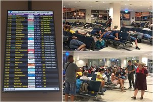 Oro uoste pamiršti lietuviai žada kreiptis į teismą, įtaria, kad skrido sugedusiu lėktuvu