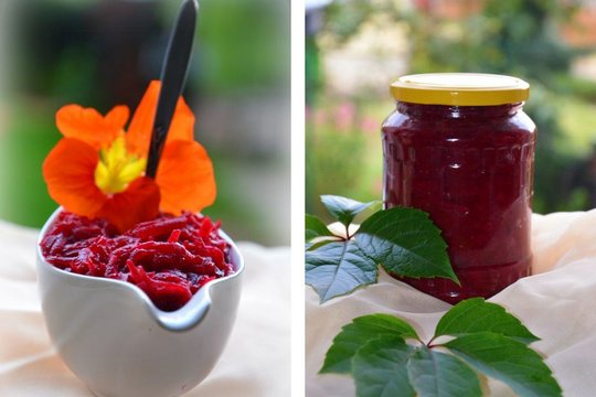 Burokėlių ir cukinijų mišrainė žiemai: iškart gaminkite daugiau