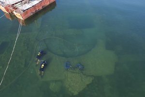 Po vandeniu – įspūdingas radinys