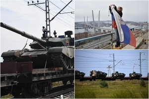 Rusijoje prasideda karinės pratybos: NATO įžvelgia konflikto repeticiją, Kremlius turi atsaką 