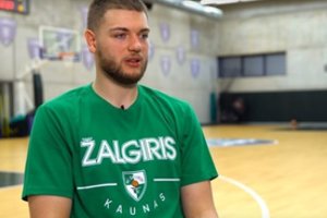 Kauno „Žalgiris“ skolina perspektyvų krepšininką Utenos ekipai