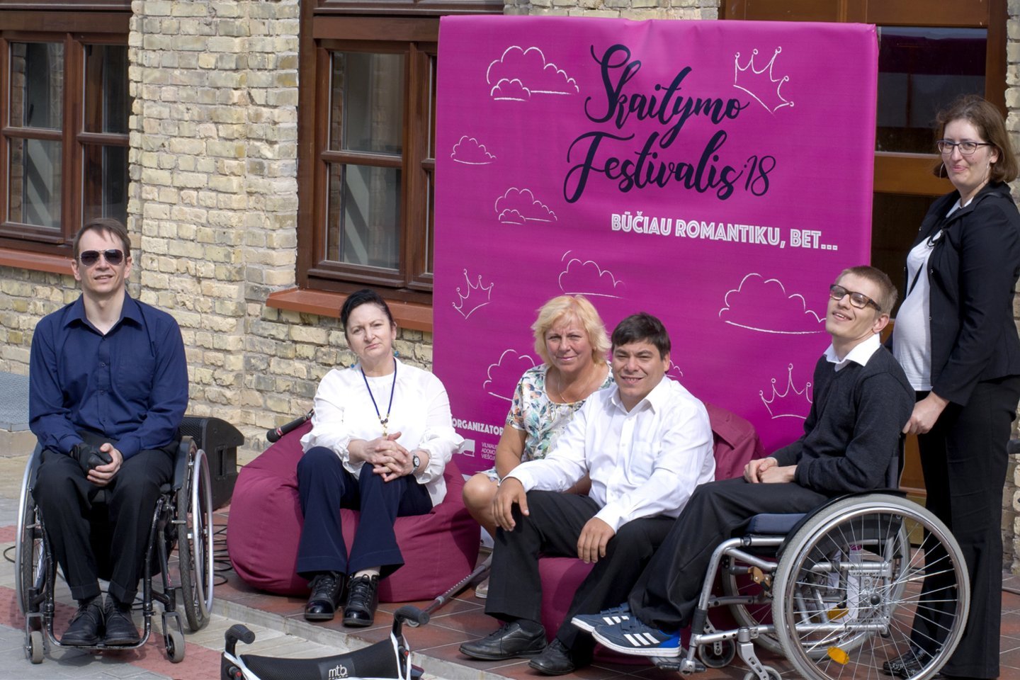  Vilniaus neįgaliųjų dienos centro teatro grupė „Skaitymo festivalyje“ dalyvavo antrą kartą.<br> Nijolės Zenkevičiūtės nuotr.