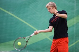 Tenisininkas L. Mugevičius Kazachstane liko be pergalių