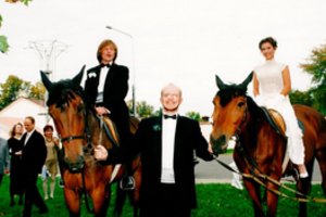 Žilvinas Žvagulis ir Irena Starošaitė švenčia porcelianines vestuves