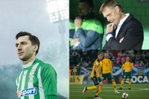 Po dviejų futbolo rinktinės pralaimėjimų – D. Šembero nuosprendis dėl iškeltų tikslų