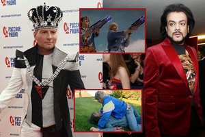 Šokiruojantis Filipo Kirkorovo ir Nikolajaus Baskovo vaizdo klipas papiktino gerbėjus