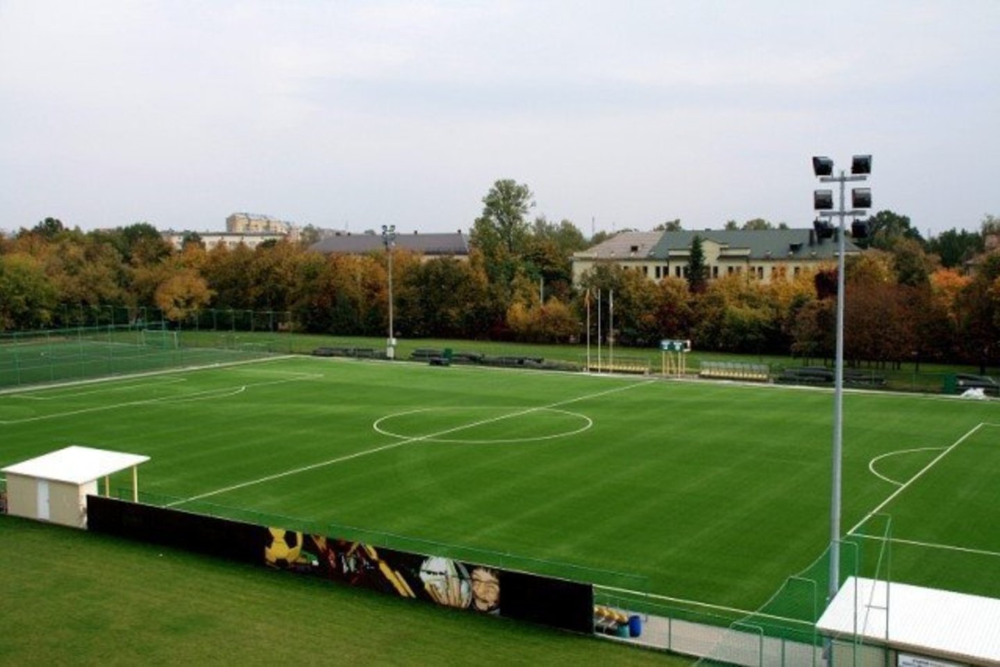 Nacionalinės futbolo akademijos stadione Kaune.<br>V.Knyzelio/LFF.lt nuotr.