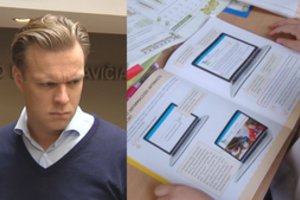 Tėvai ir mokytoja priblokšti: vadovėlyje – Landsbergių verslo reklama 